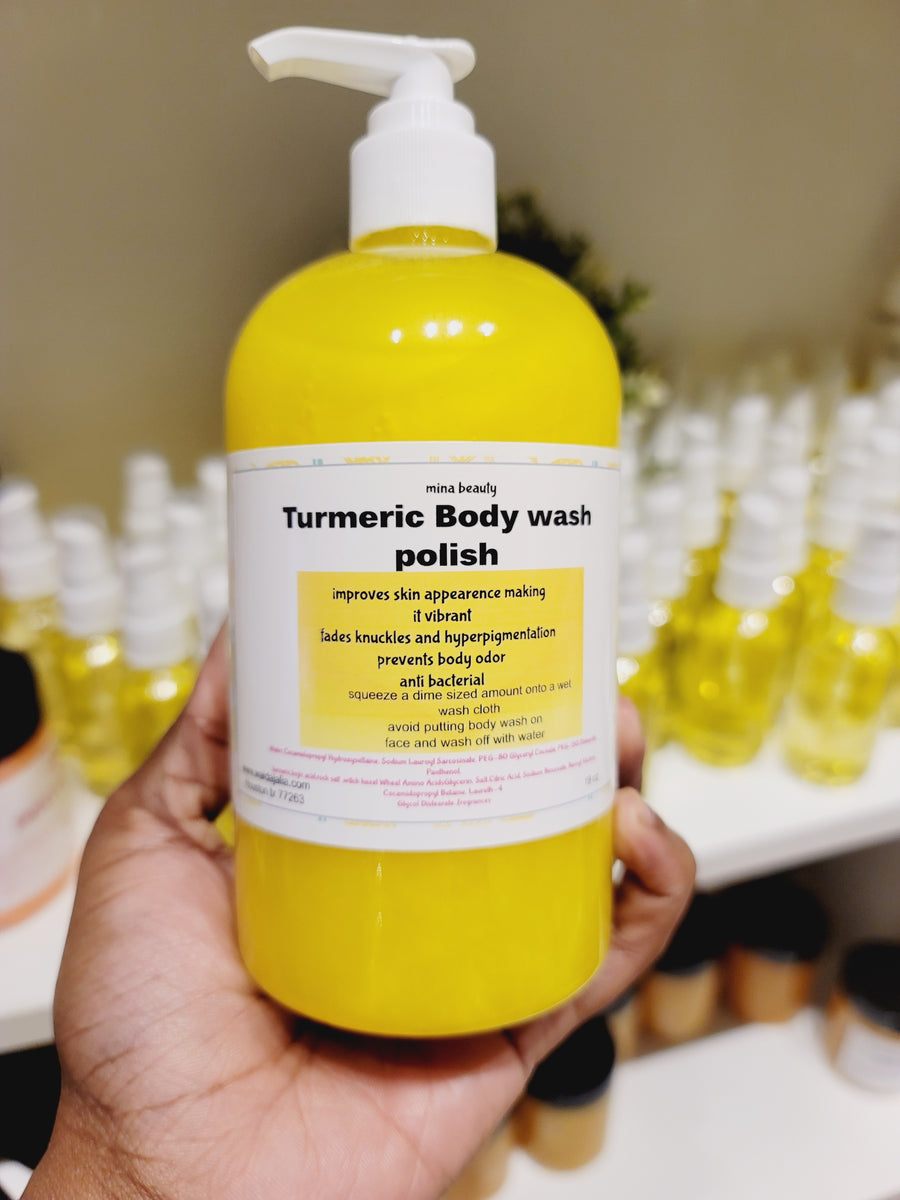 Turmeric Body wash polish
